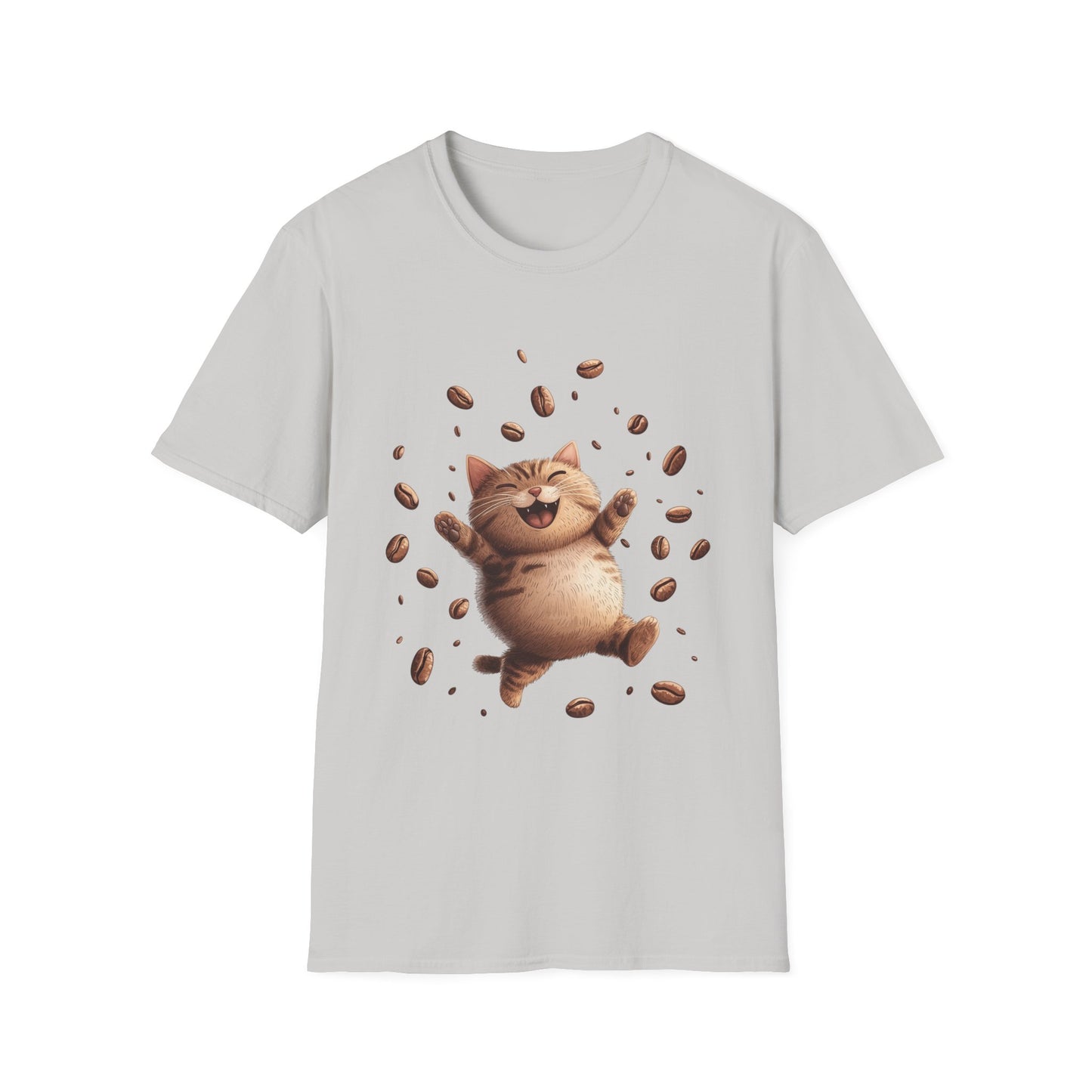 Cheery Coffee-Cat T-Shirt