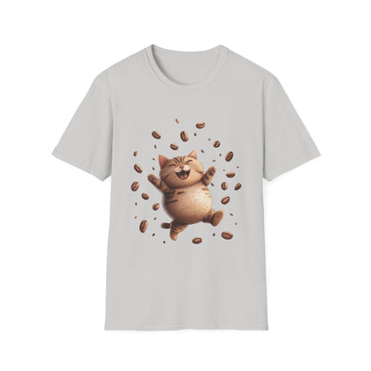 Cheery Coffee-Cat T-Shirt