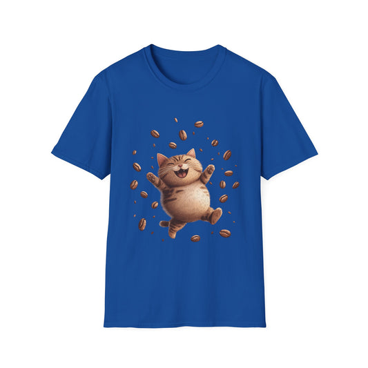 Cheery Coffee-Cat T-Shirt