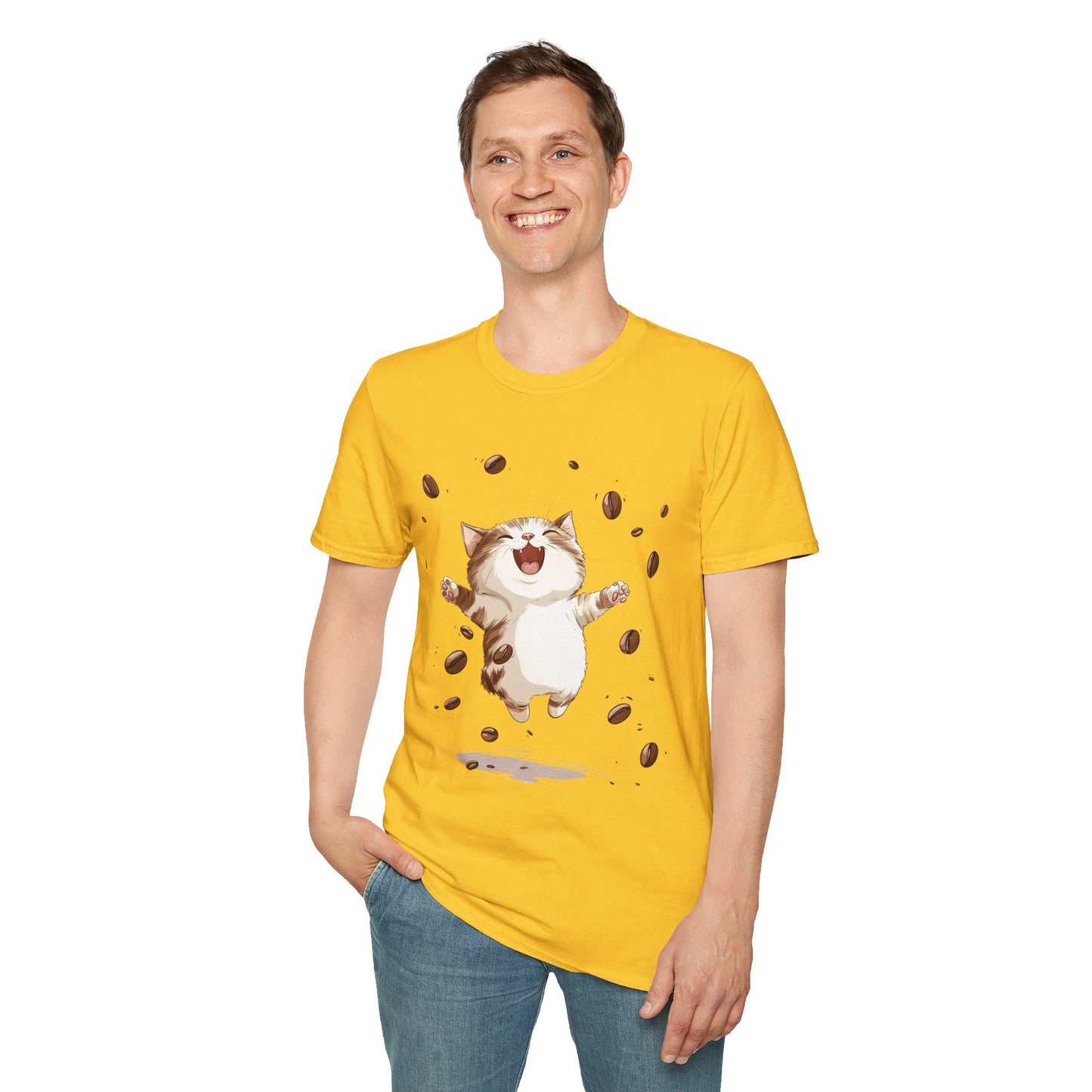 Merry Coffee-Cat T-Shirt