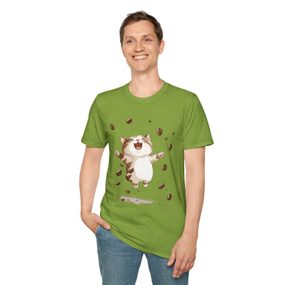 Merry Coffee-Cat T-Shirt