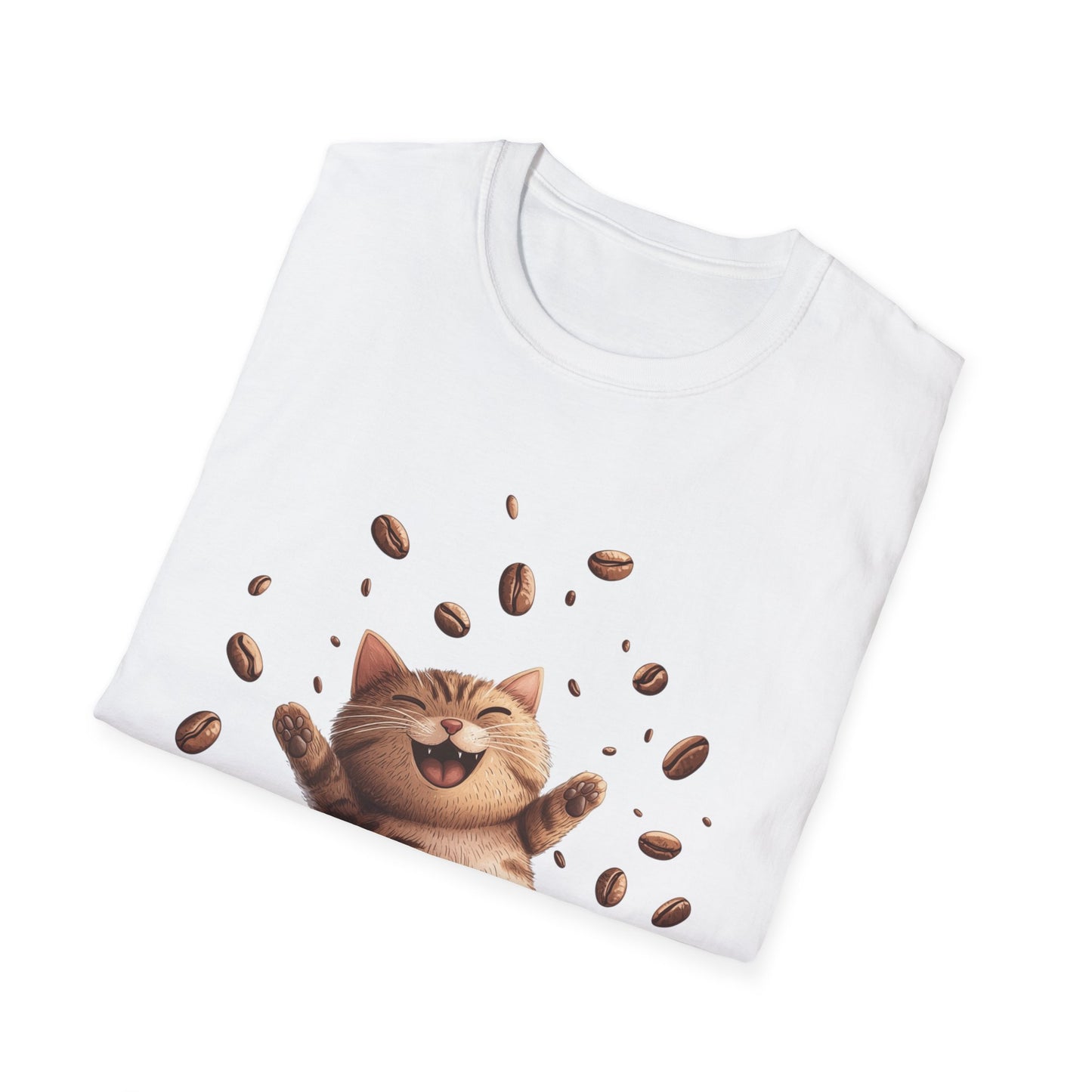 Cheery Coffee-Cat T-Shirt