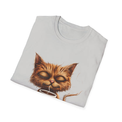 Calm Coffee-Cat T-Shirt